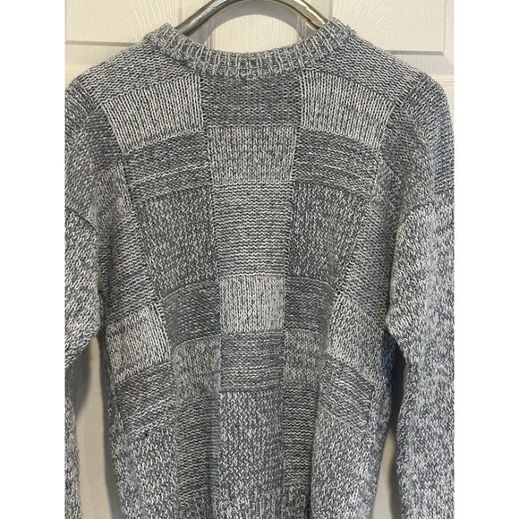 Vintage Michael Jordan By Lowell Dreyfus Grey Knit Sweater Size L - Picture 2 of 8